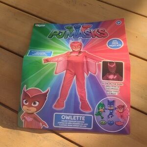 Owlette PJ Mask Deluxe Toddler Costume - Red Size 3-4